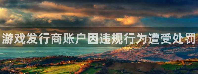 新城平台线路检测中心：游戏发行商账户因违规行为遭受处罚