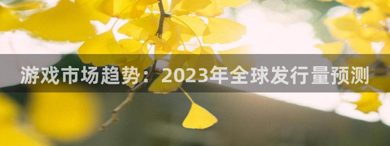 新城平台线路登录不上去了：游戏市场趋势：2023年全球发行量预测