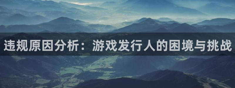 新城平台开户：违规原因分析：游戏发行人的困境与挑战